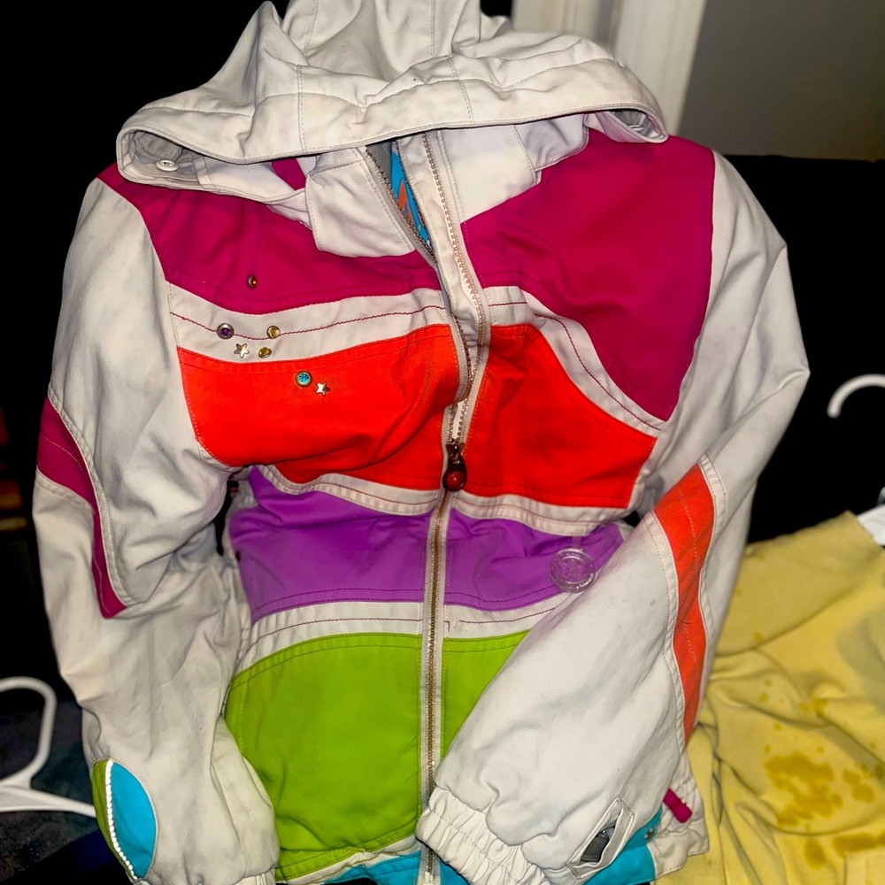 Obermyer winter ski jacket! Nice!! girls size 8